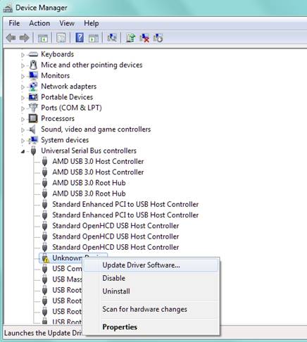 Repair your sd memory card by updating drive.