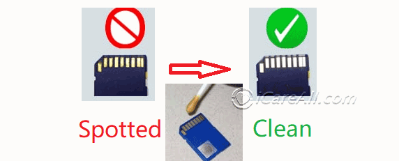 sd card contacts cleaner