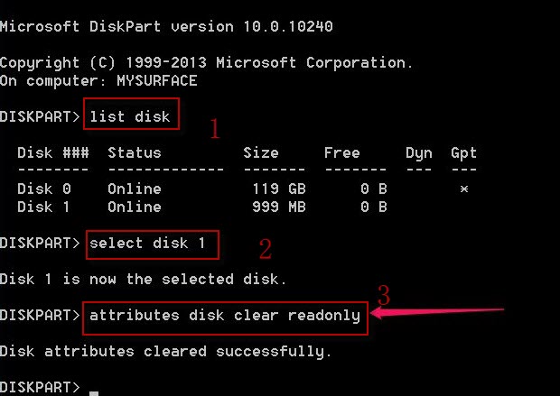 remove hp usb format tool write protected with cmd