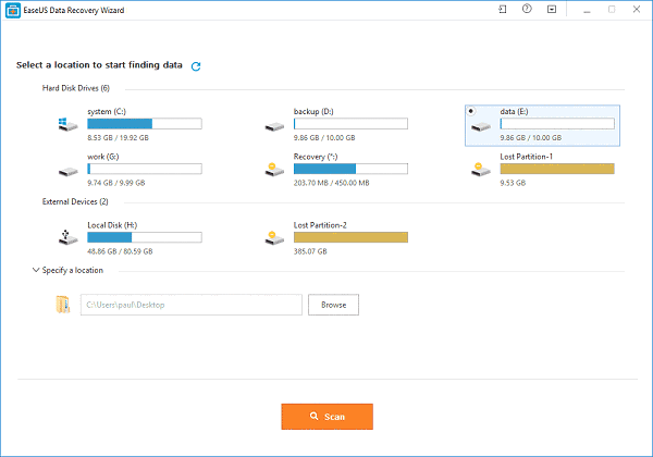 SoftPerfect File Recovery : rescue and restore accidentally