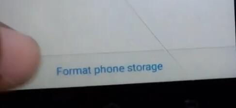 erase sd card by phone