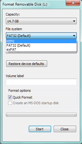 exfat format tool