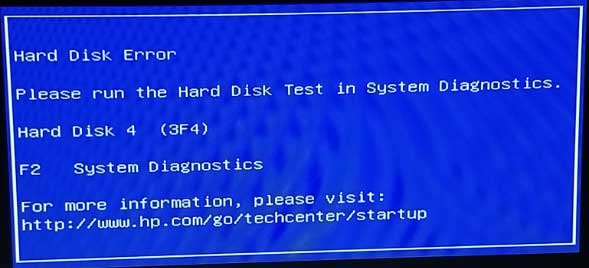 recover failed hard drive