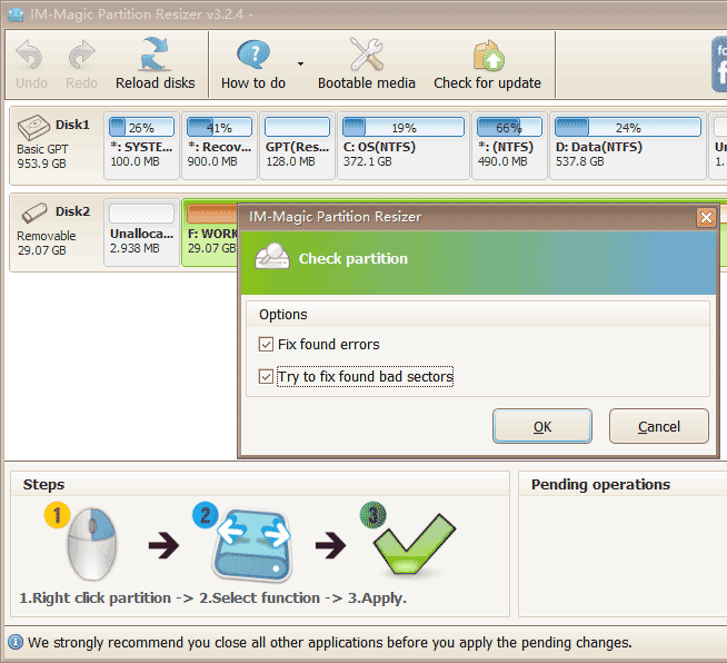 Partition Resizer to repair sd card