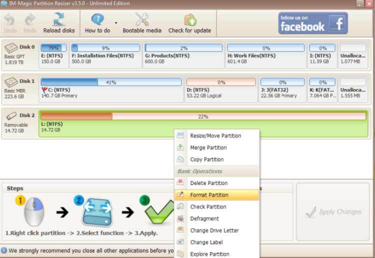 disk format tool