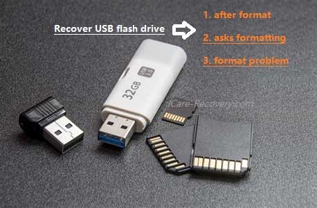 restore format flash drive